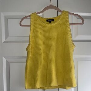 525 America Bright Yellow Ribbed Knit Tank